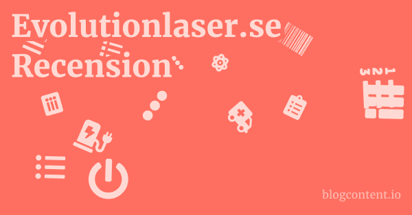 Evolutionlaser.se Recension 1 by Partners