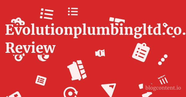 Evolutionplumbingltd.co.uk Review 1 by Partners