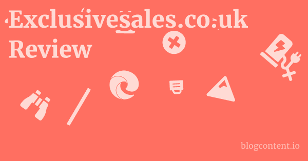 Exclusivesales.co.uk Review 1 by Partners