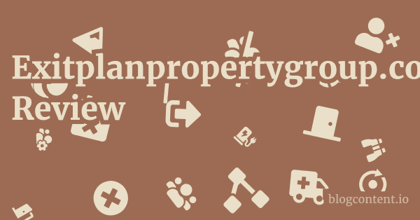 Exitplanpropertygroup.com Review 1 by Partners