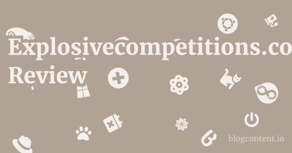 Explosivecompetitions.com Review 1 by Partners