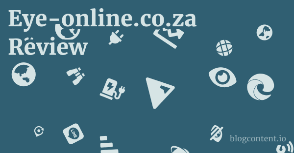 Eye-online.co.za Review 1 by Partners