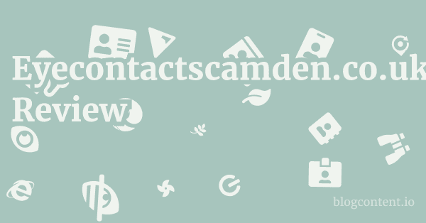 Eyecontactscamden.co.uk Review 1 by Partners