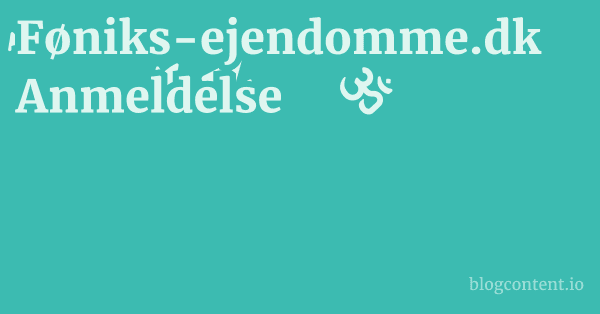 Føniks-ejendomme.dk Anmeldelse 1 by Partners