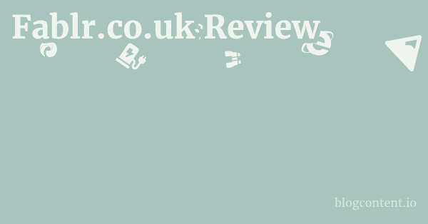 Fablr.co.uk Review 1 by Partners