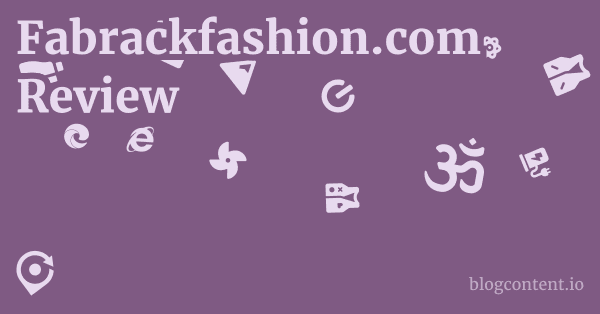 Fabrackfashion.com Review 1 by Partners