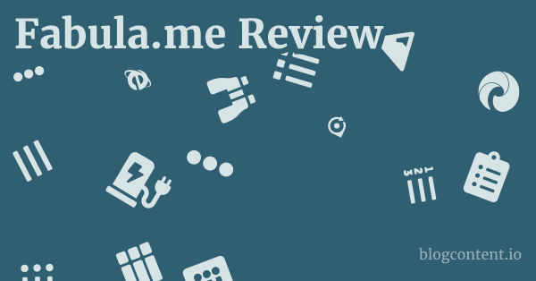 Fabula.me Review 1 by Partners