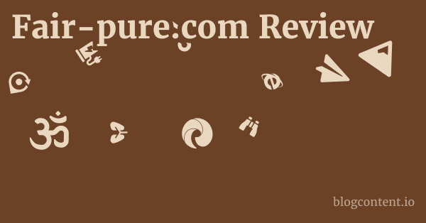 Fair-pure.com Review 1 by Partners