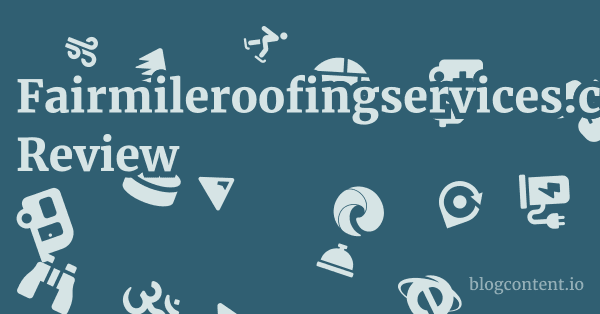 Fairmileroofingservices.com Review 1 by Partners