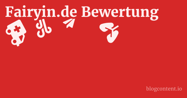 Fairyin.de Bewertung 1 by Partners