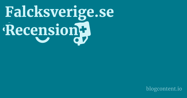 Falcksverige.se Recension 1 by Partners