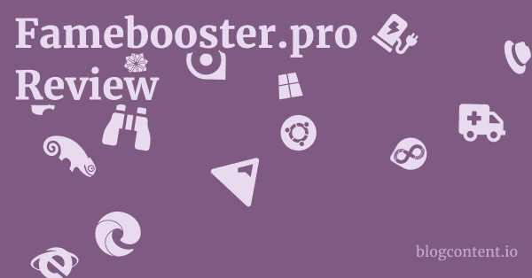 Famebooster.pro Review 1 by Partners