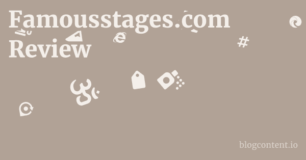 Famousstages.com Review 1 by Partners