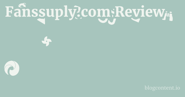 Fanssuply.com Review 1 by Partners
