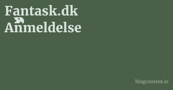 Fantask.dk Anmeldelse 1 by Partners