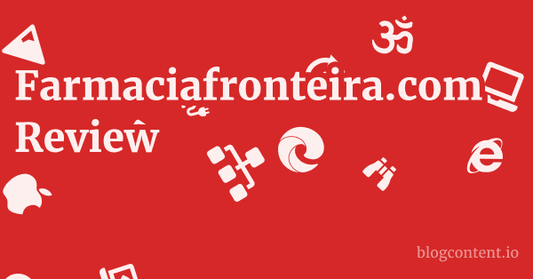 Farmaciafronteira.com Review 1 by Partners
