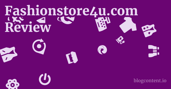Fashionstore4u.com Review 1 by Partners