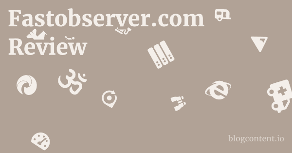 Fastobserver.com Review 1 by Partners