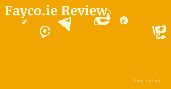 Fayco.ie Review 1 by Partners