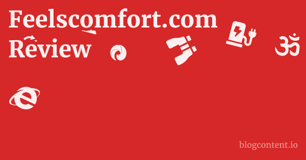 Feelscomfort.com Review 1 by Partners