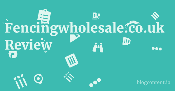 Fencingwholesale.co.uk Review 1 by Partners