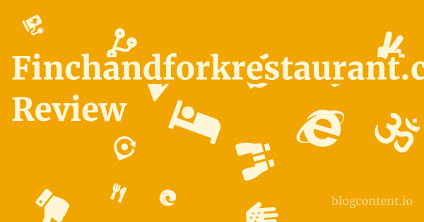 Finchandforkrestaurant.com Review 1 by Partners