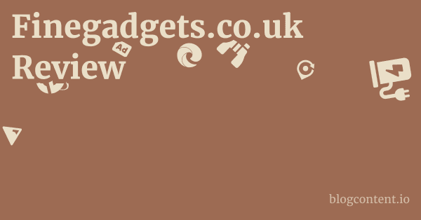 Finegadgets.co.uk Review 1 by Partners
