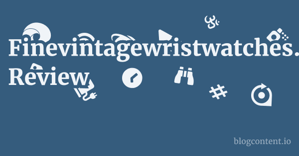 Finevintagewristwatches.com Review 1 by Partners