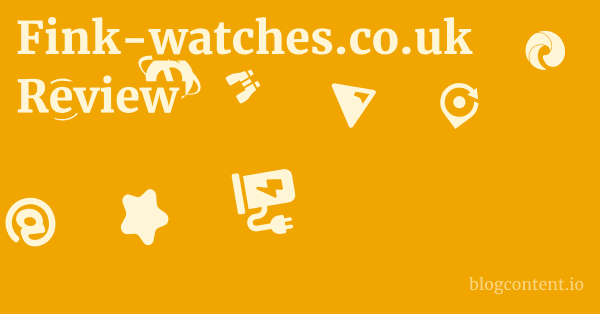 Fink-watches.co.uk Review 1 by Partners
