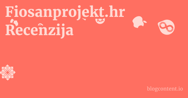 Fiosanprojekt.hr Recenzija 1 by Partners