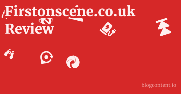 Firstonscene.co.uk Review 1 by Partners