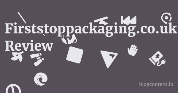 Firststoppackaging.co.uk Review 1 by Partners
