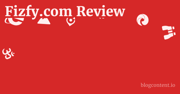 Fizfy.com Review 1 by Partners