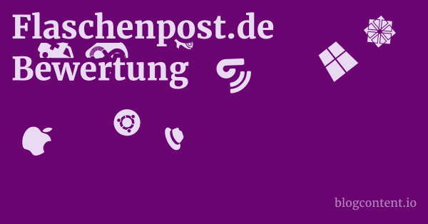 Flaschenpost.de Bewertung 1 by Partners