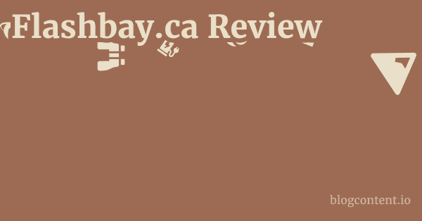 Flashbay.ca Review 1 by Partners