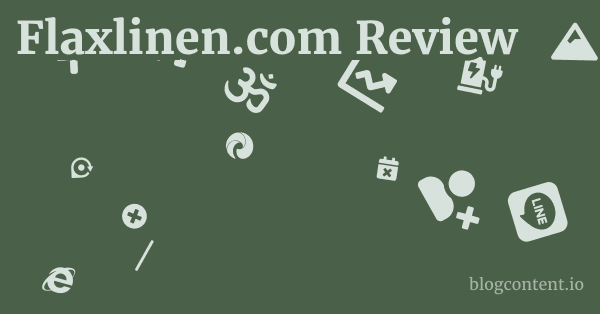Flaxlinen.com Review 1 by Partners