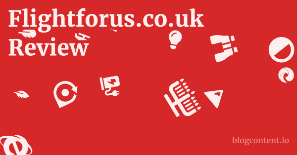 Flightforus.co.uk Review 1 by Partners