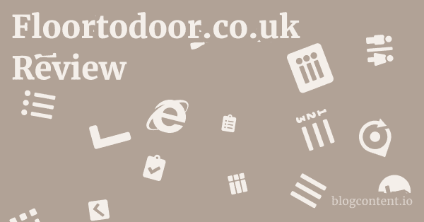 Floortodoor.co.uk Review 1 by Partners