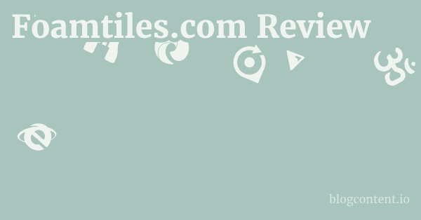 Foamtiles.com Review 1 by Partners