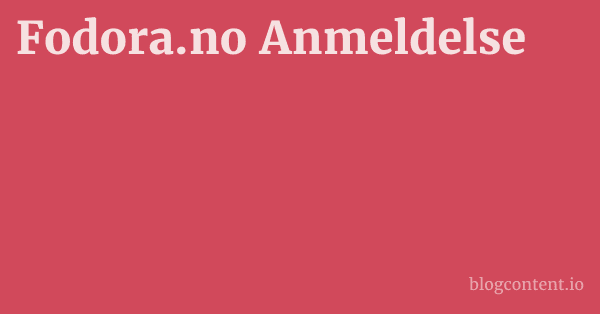 Fodora.no Anmeldelse 1 by Partners
