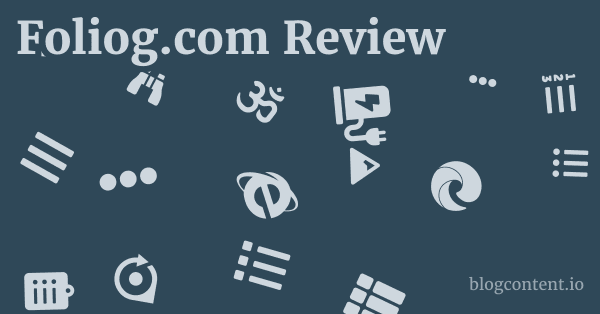 Foliog.com Review 1 by Partners