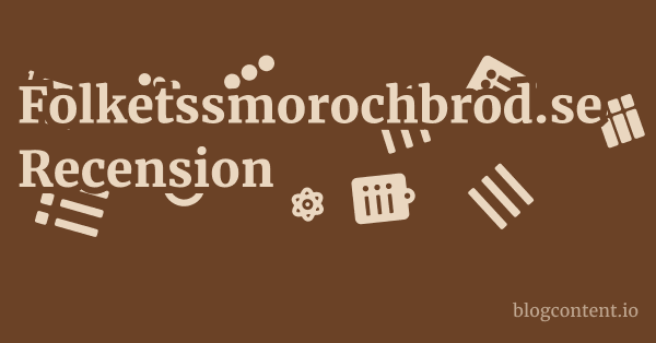 Folketssmorochbrod.se Recension 1 by Partners