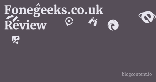Fonegeeks.co.uk Review 1 by Partners