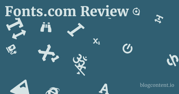 Fonts.com Review 1 by Partners