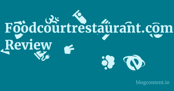 Foodcourtrestaurant.com Review 1 by Partners