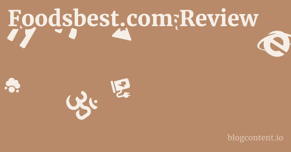 Foodsbest.com Review 1 by Partners