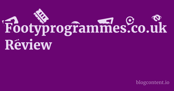Footyprogrammes.co.uk Review 1 by Partners