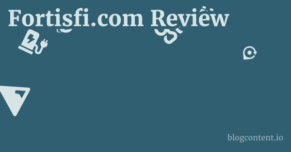 Fortisfi.com Review 1 by Partners