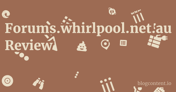 Forums.whirlpool.net.au Review 1 by Partners