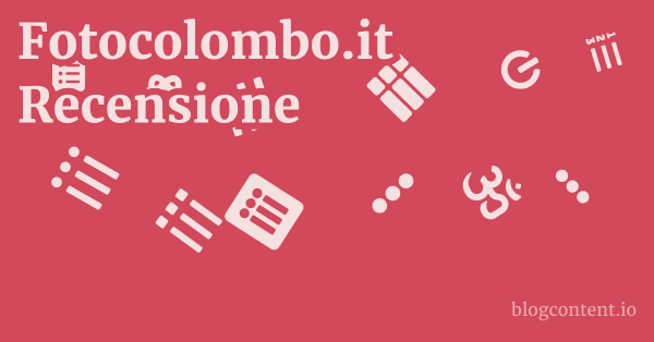 Fotocolombo.it Recensione 1 by Partners